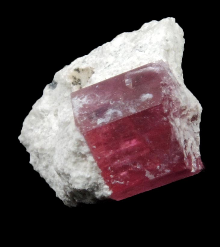 Beryl var. Bixbite (Red Beryl) from Rex Harris' Ruby Violet claim, 1 km north of Bumblebee Mountain, Wah Wah Mountains, Beaver County, Utah