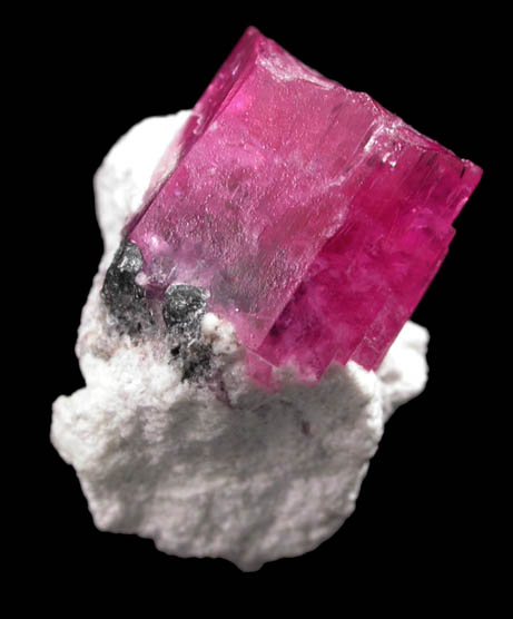 Beryl var. Bixbite (Red Beryl) from Rex Harris' Ruby Violet claim, 1 km north of Bumblebee Mountain, Wah Wah Mountains, Beaver County, Utah