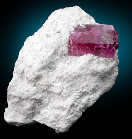 Beryl var. Bixbite (Red Beryl) from Rex Harris' Ruby Violet claim, 1 km north of Bumblebee Mountain, Wah Wah Mountains, Beaver County, Utah