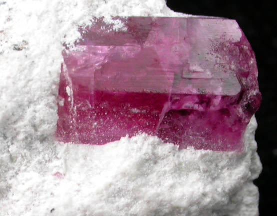 Beryl var. Bixbite (Red Beryl) from Rex Harris' Ruby Violet claim, 1 km north of Bumblebee Mountain, Wah Wah Mountains, Beaver County, Utah