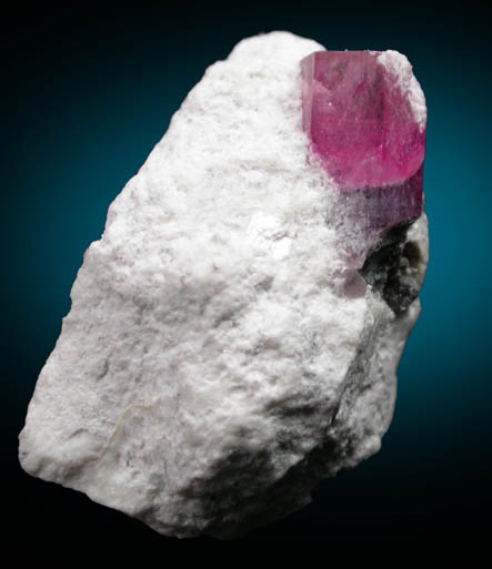 Beryl var. Bixbite (Red Beryl) from Rex Harris' Ruby Violet claim, 1 km north of Bumblebee Mountain, Wah Wah Mountains, Beaver County, Utah