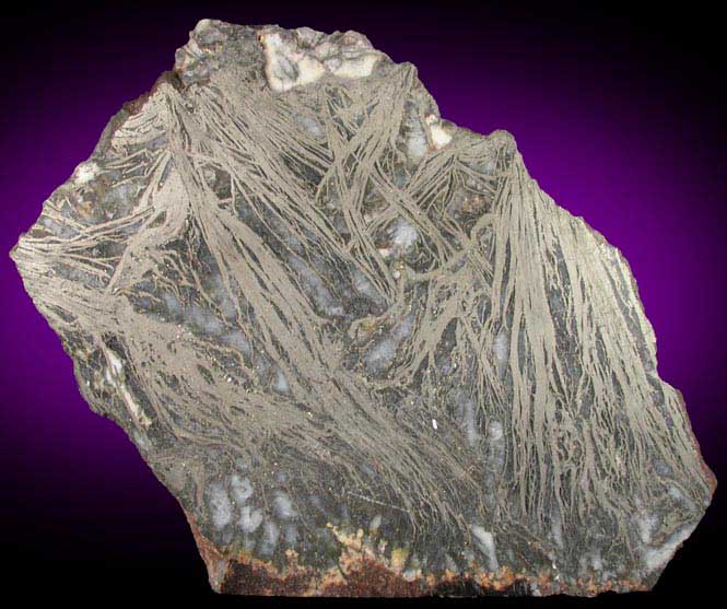 Pyrite pseudomorphous after Pyrrhotite (var. Feder Pyrit) from Grube Pfaffenberg, Neudorf, Harz Mountains, Sachsen-Anhalt, Germany