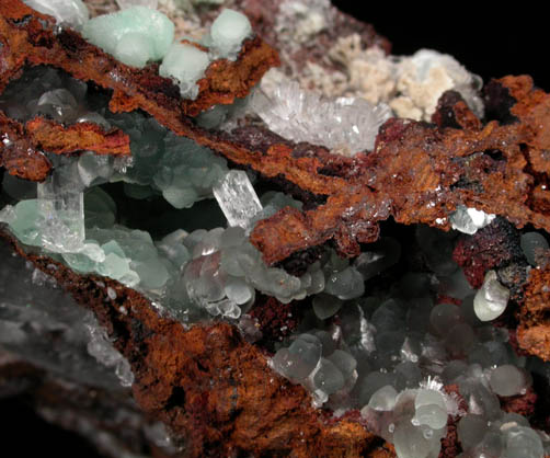 Smithsonite with Hemimorphite from San Antonio el Grande Mine, Santa Eulalia, Aquiles Serdn, Chihuahua, Mexico