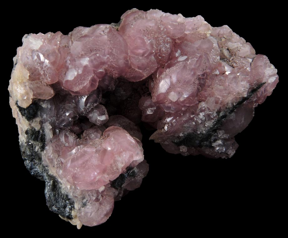 Smithsonite (cobalt-rich) on Galena from Tsumeb Mine, Otavi-Bergland District, Oshikoto, Namibia