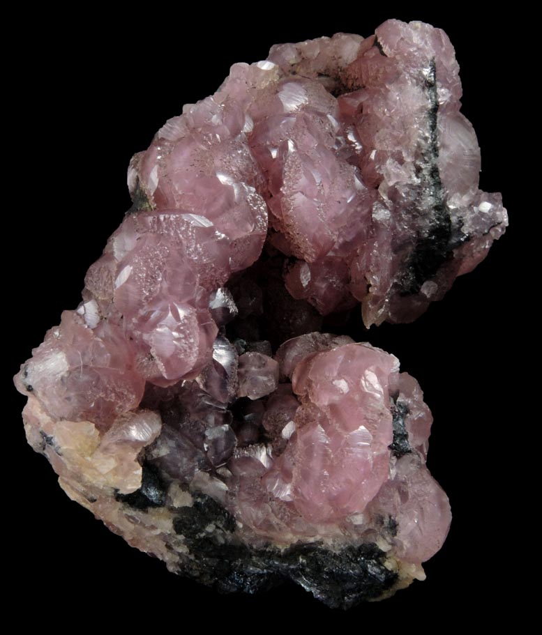 Smithsonite (cobalt-rich) on Galena from Tsumeb Mine, Otavi-Bergland District, Oshikoto, Namibia