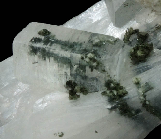 Stilbite, Apophyllite, Gyrolite, Chlorite from Ahmednagar, Maharashtra, India