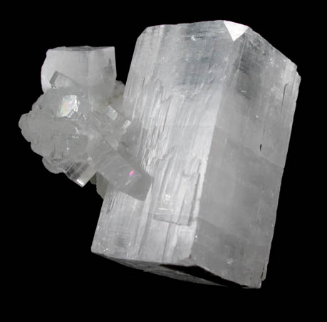 Apophyllite on Prehnite from Mumbai (Bombay) District, Maharashtra, India