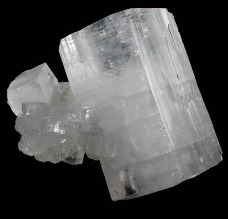 Apophyllite on Prehnite from Mumbai (Bombay) District, Maharashtra, India