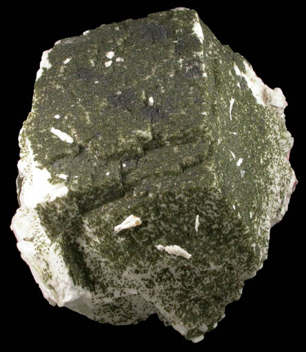Duftite-Mottramite on Calcite from Tsumeb Mine, Otavi-Bergland District, Oshikoto, Namibia (Type Locality for Duftite)