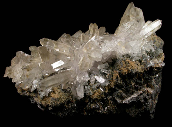 Quartz over Magnetite from Dashkesan, SW of Kirovabad, Azerbaijan