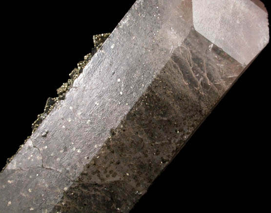 Barite with Pyrite from Niobec Mine, St.-Honore, Qubec, Canada