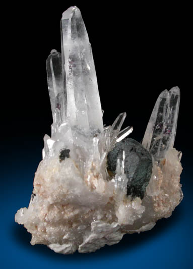 Quartz with Bornite from Leonard Mine, Butte Mining District, Summit Valley, Silver Bow County, Montana