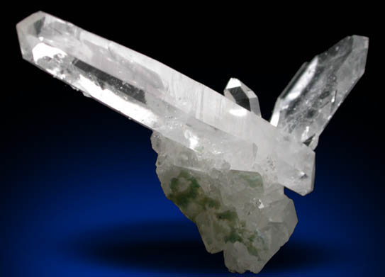 Quartz (Japan Law-twinned) with Magnesite from Brumado District, Serra das guas, Bahia, Brazil