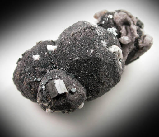 Bixbyite pseudomorphs after Garnet with Bixbyite from Topaz Mountain, Thomas Range, Juab County, Utah