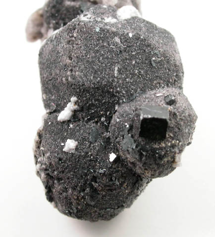 Bixbyite pseudomorphs after Garnet with Bixbyite from Topaz Mountain, Thomas Range, Juab County, Utah