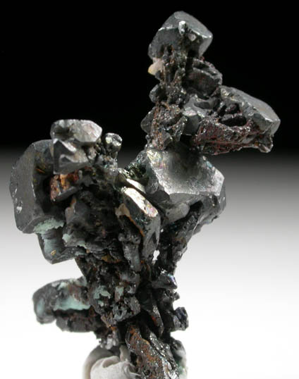 Acanthite pseudomorphs after Argentite from Sarbai Mine, Rudnyi, Kazakhstan