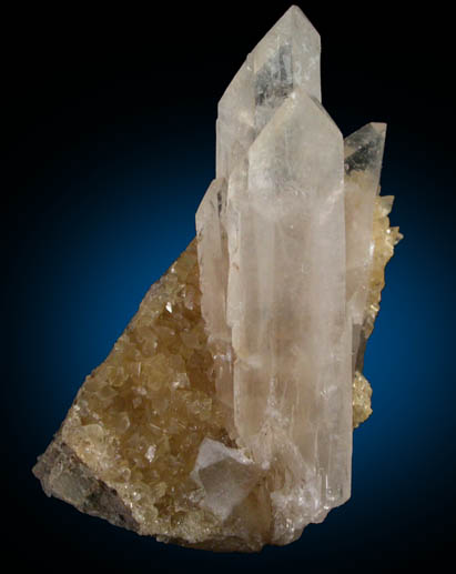 Barite on Calcite from Garfield County, Montana