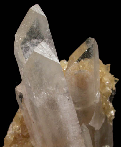 Barite on Calcite from Garfield County, Montana