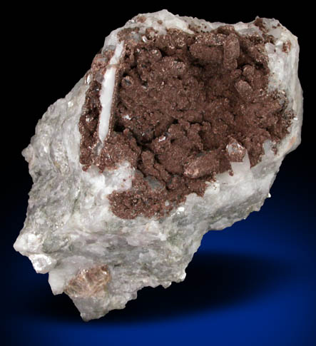 Parsettensite (formerly Unknown No. 2) over Quartz from Foote Lithium Co. Mine, Kings Mountain, Cleveland County, North Carolina
