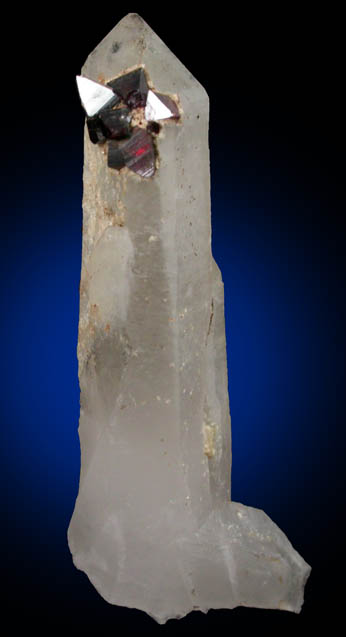 Anatase on Quartz from Pea Trevinca, Orense, Spain