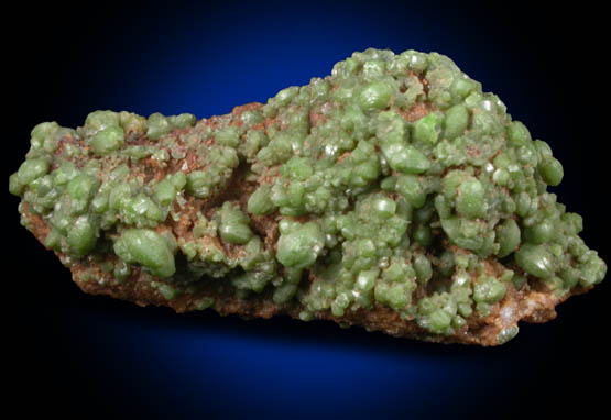 Pyromorphite from Roughton Gill Mine, Caldbeck Fells, Cumbria, England