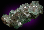 Fluorite (interpenetrant-twinned crystals) from Heights Mine, Westgate, Weardale District, County Durham, England