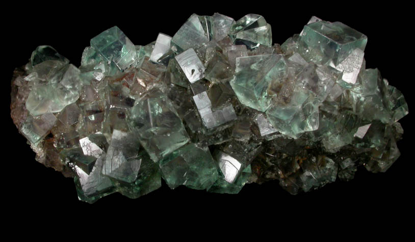 Fluorite (interpenetrant-twinned crystals) from Heights Mine, Westgate, Weardale District, County Durham, England
