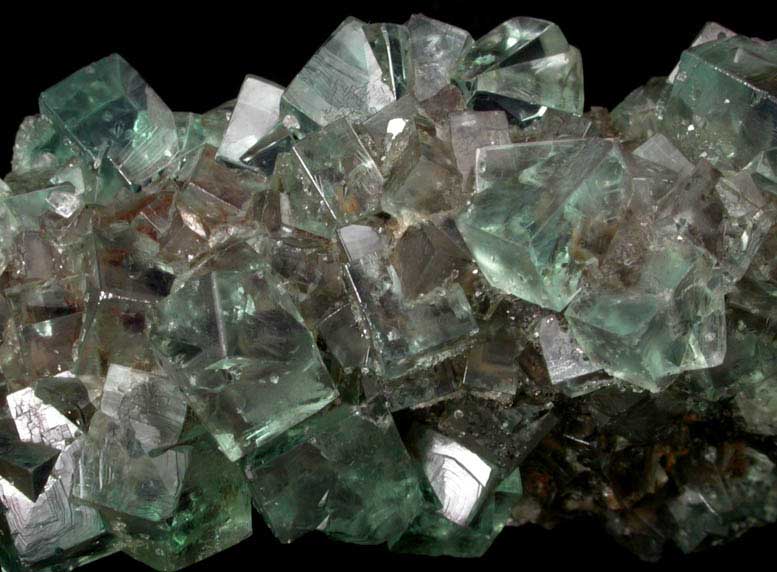 Fluorite (interpenetrant-twinned crystals) from Heights Mine, Westgate, Weardale District, County Durham, England