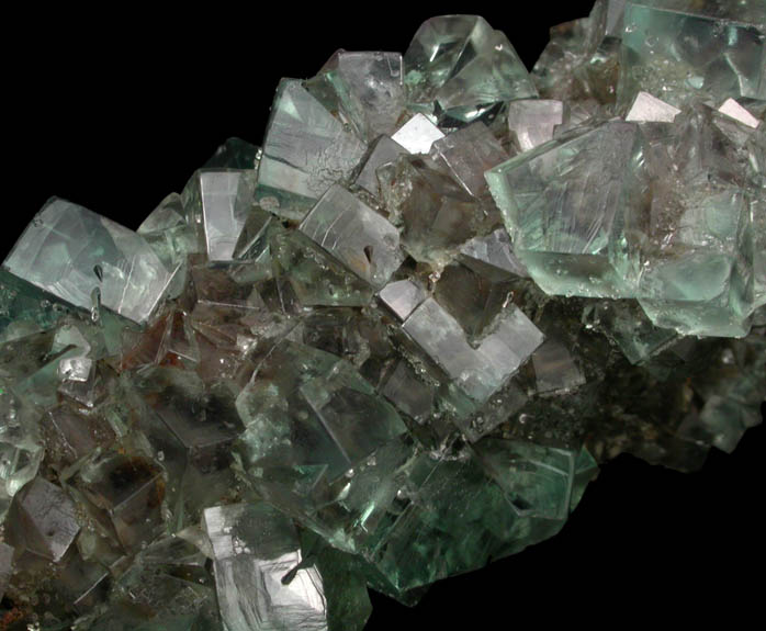 Fluorite (interpenetrant-twinned crystals) from Heights Mine, Westgate, Weardale District, County Durham, England