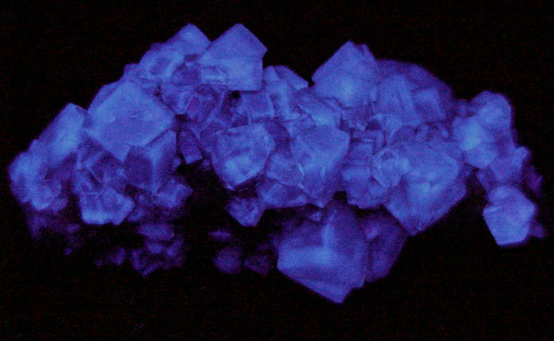 Fluorite (interpenetrant-twinned crystals) from Heights Mine, Westgate, Weardale District, County Durham, England