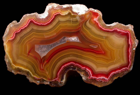 Quartz var. Laguna Agate from Alianza Claim, Ojo Laguna, Ahumada, Chihuahua, Mexico