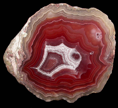 Quartz var. Laguna Agate from Alianza Claim, Ojo Laguna, Ahumada, Chihuahua, Mexico