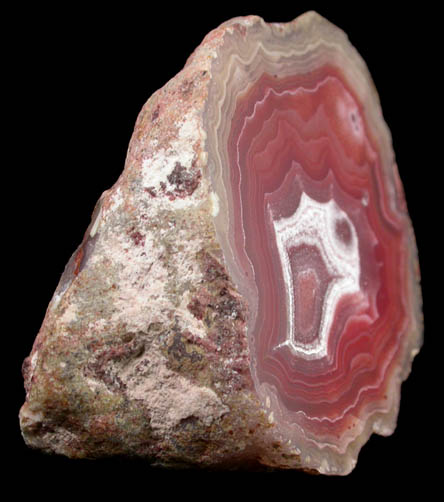 Quartz var. Laguna Agate from Alianza Claim, Ojo Laguna, Ahumada, Chihuahua, Mexico