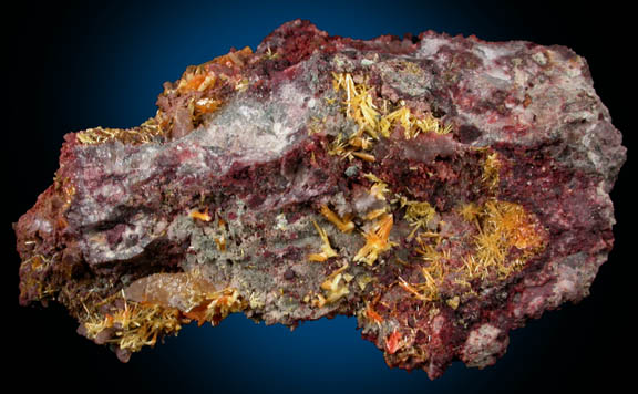 Mimetite and Bayldonite from Sammy Dog Mine, Silver Bell District, 52 km WNW of Tucson, Pima County, Arizona