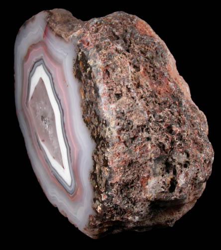 Quartz var. Laguna Agate from Alianza Claim, Ojo Laguna, Ahumada, Chihuahua, Mexico