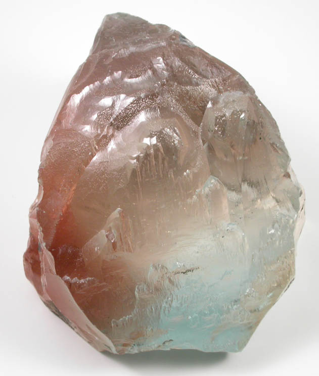 Topaz (bi-colored gem-grade crystal) from Volodarsk-Volynskii, Zhitomir Oblast, Ukraine