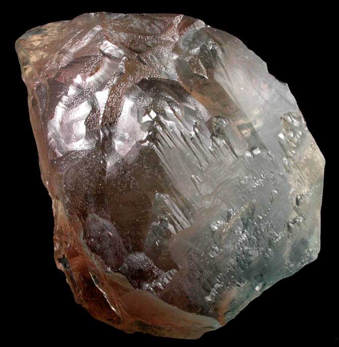 Topaz (bi-colored gem-grade crystal) from Volodarsk-Volynskii, Zhitomir Oblast, Ukraine