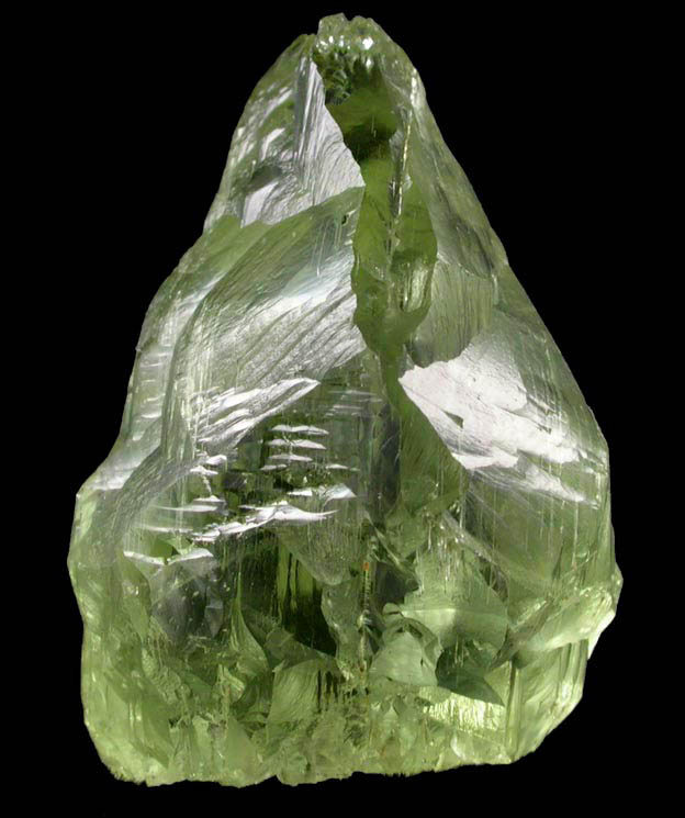 Beryl var. Heliodor (gem-grade crystal) from Volodarsk-Volynskii, Zhitomir Oblast, Ukraine