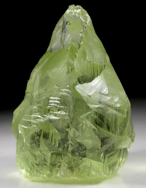 Beryl var. Heliodor (gem-grade crystal) from Volodarsk-Volynskii, Zhitomir Oblast, Ukraine