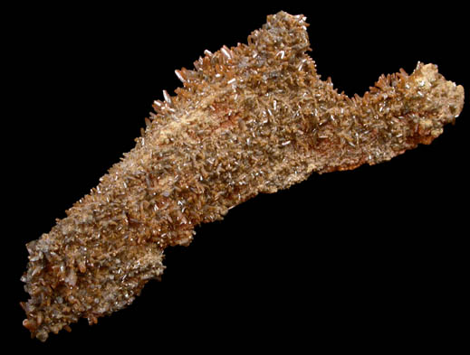 Vanadinite var. Endlichite on Descloizite from Chalk Mountain Mine, 510' Level, Churchill County, Nevada