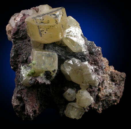 Mimetite with Coronadite from Mount Bonnie Mine, Northern Territory, Australia