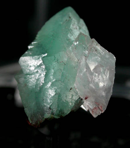 Adamite var. Cuprian Adamite with Calcite from Mina Ojuela, Mapimi, Durango, Mexico