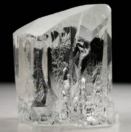 Topaz (gem-grade flawless crystal) from Governador Valadares, Minas Gerais, Brazil