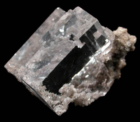 Fluorite on limestone from Walworth Quarry, Wayne County, New York