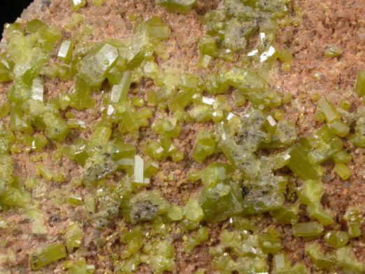 Pyromorphite from Grube Beim Stollen, Grafenwhr, Oberpfalz, Bayern (Bavaria), Germany