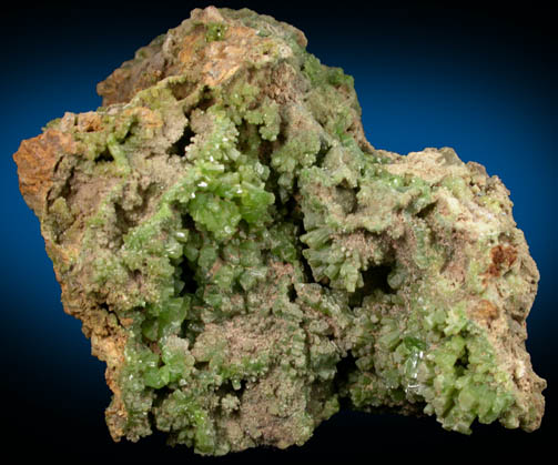 Pyromorphite from Vena Crabulazzu, Medio Campidano, Sardinia, Italy