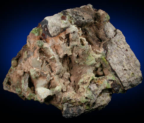 Galena with Pyromorphite and Cerussite from Glengonnar Mine, Mine Hill, Leadhills, South Lanarkshire, Scotland