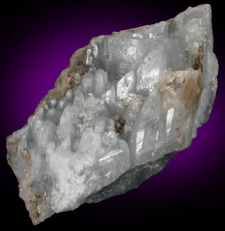Celestine from Thompson-McCully Quarry, Newport, Monroe County, Michigan