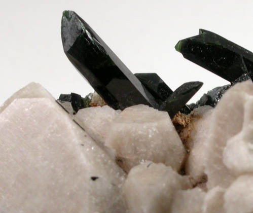 Aegirine on Microcline from Mount Malosa, Zomba District, Malawi