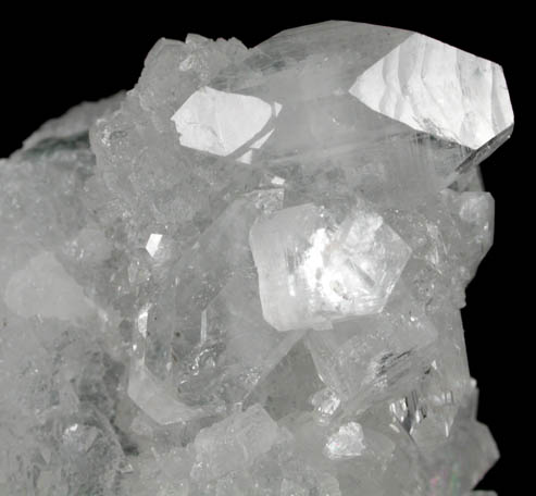 Apophyllite on Quartz from Aurangabad, Maharashtra, India